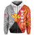 Hawaii Kanaka Maoli Hoodie (Zip up) Play Style Hoodie - Polynesian Pride