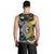 New Zealand Maori Aotearoa And Australia Aboriginal Men Tank Top Together - Paua Shell LT8 - Polynesian Pride