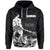 Custom Samoa Warrior Hoodie Polynesian No.2 LT6 Pullover Hoodie Black - Polynesian Pride