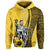 Hawaiian King Kamehameha Hoodie Vibe Yellow Style LT6 Yellow - Polynesian Pride