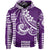 Custom Kakau Hawaiian Polynesian Hoodie Purple LT6 Purple - Polynesian Pride