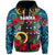 Vanuatu Sanma and Hibiscus Hoodie LT6 Black - Polynesian Pride