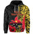 Custom Papua New Guinea Hoodie Vibe Style LT6 Black - Polynesian Pride