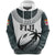 Fiji All Over Hoodie Rugby Unisex White - Polynesian Pride