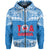 Toa Samoa Rugby Hoodie Blue Sky LT6 Zip Hoodie Blue - Polynesian Pride