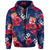 Fiji Hibiscus Hoodie Hawaii Style No.2 LT6 - Polynesian Pride