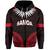 Custom Samoa Ula Nifo Tribal Hoodie Red Style LT6 - Polynesian Pride