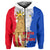 Custom Philippine King Lapu Lapu Hoodie LT6 Zip Hoodie Blue - Polynesian Pride