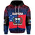 Custom Samoa Hoodie Mix Flag LT6 - Polynesian Pride