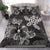 Hawaii Turtle Flowers And Palms Retro Bedding Set - Gray - AH Gray - Polynesian Pride