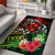 Hawaii Dophin Couple Love Polynesian Flower Area Rug - AH - Polynesian Pride