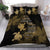 Hawaii Turtle Bedding Set Hibiscus To My Wife Gold AH Gold - Polynesian Pride