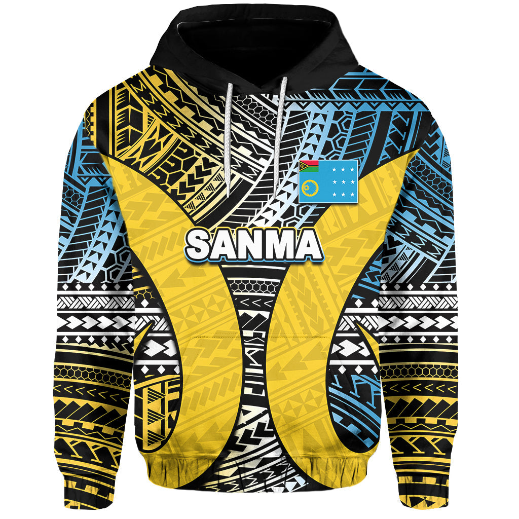 Custom Polynesian Sanma of Vanuatu Hoodie LT6 - Polynesian Pride