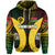 Custom Vanuatu Hoodie Polynesian Patterns Mix Pig Tusk LT6 - Polynesian Pride