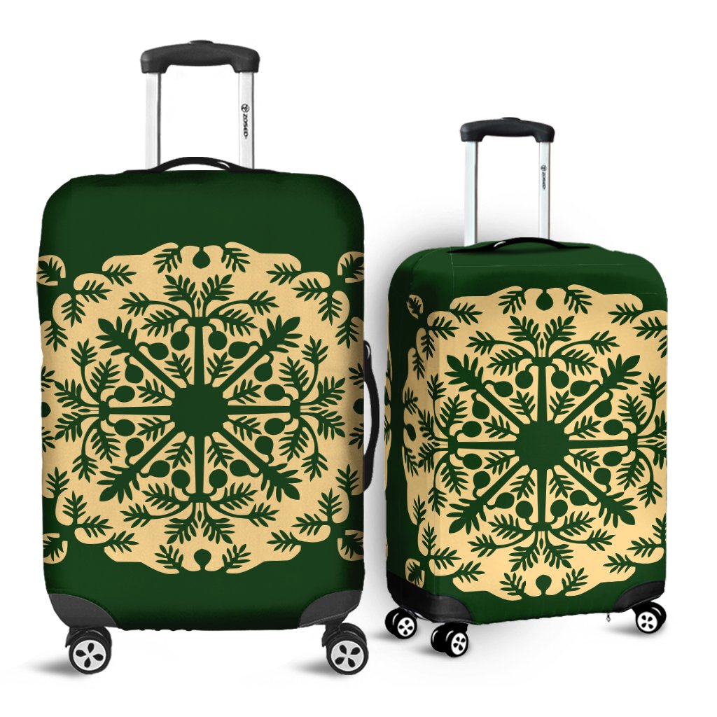 Hawaiian Quilt Alpinia Purpurata Luggage Covers - AH Art - Polynesian Pride