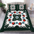 Hawaiian Quilt Monstera Leaves And Turtle Bedding Set - AH Green - Polynesian Pride