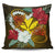 Kanaka Manta Ray Plumeria Heart Polynesian Pillow Cover - Sea Flower - AH - Polynesian Pride