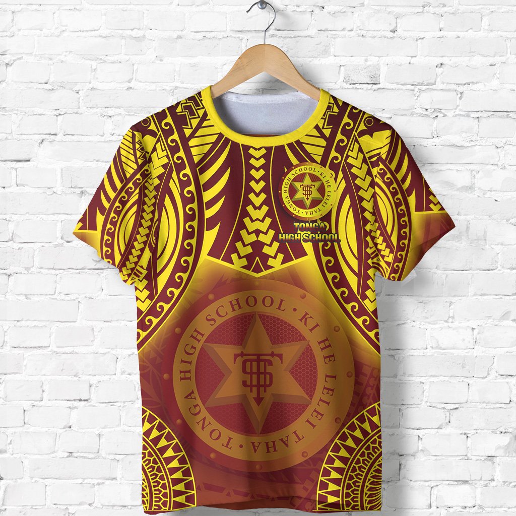 Tonga High School T Shirt Simple Polynesian Unisex Brown - Polynesian Pride