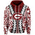 Custom Hawaii Farrington High School Zip Hoodie No.2 LT6 Unisex Maroon - Polynesian Pride