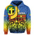 Tafea Day Zip Hoodie of Vanuatu Polynesian Flag Style LT6 Unisex Yellow - Polynesian Pride