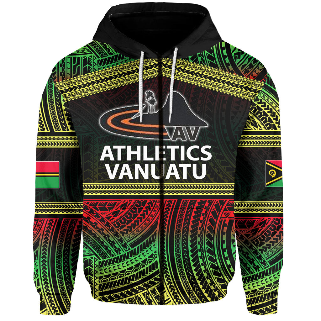 Custom Athletics Vanuatu Zip Hoodie of Vanuatu Polynesian Patterns LT6 Unisex Yellow - Polynesian Pride