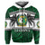 Tonga Liahona High School Zip Hoodie Polynesian Patterns LT6 Unisex Green - Polynesian Pride