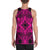 Polynesian Plumeria Mix Pink Black - Hawaii Men's Tank Top - Polynesian Pride