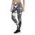 Samoa Polynesian Leggings - Samoa White Seal with Polynesian Tattoo - Polynesian Pride