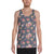 Tropical Butterfly Pink Hawaii Men's Tank Top AH White - Polynesian Pride