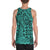 Polynesian Hawaiian Style Tribal Tattoo Turquoise - Hawaii Men's Tank Top - Polynesian Pride