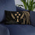 Kosrae Micronesia Basic Pillow - Gold Tribal Wave - Polynesian Pride