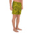 Polynesian Culture Yellow Men's Athletic Long Shorts - Polynesian Pride