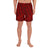 Polynesian Nation Red Men's Athletic Long Shorts Art - Polynesian Pride