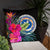 Northern Mariana Islands Polynesian Basic Pillow - Tropical Bouquet - Polynesian Pride