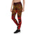 Tahiti Leggings - Red Shark Polynesian Tattoo - Polynesian Pride