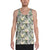 Tropical Jungle Parrots And Flamingos Hawaii Men's Tank Top AH White - Polynesian Pride