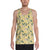 Tropical Flamingo Yellow Hawaii Men's Tank Top AH White - Polynesian Pride