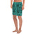 Polynesian Symmetry Turquoise Men's Athletic Long Shorts - Polynesian Pride