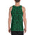 Polynesian Kakau Turtle Green - Hawaii Men's Tank Top - Polynesian Pride