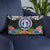 Northern Mariana Islands Pillow - Coat Of Arms With Tropical Flowers - Polynesian Pride