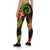 Tonga Polynesian Women Legging - Reggae Plumeria - Polynesian Pride