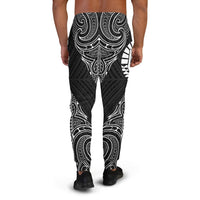 French Custom Sweatpant - Polynesian Patterns White Color - Polynesian Pride
