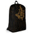 American Samoa Polynesian Backpack - Eagle Coat Of Arms Yellow - Polynesian Pride