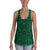 Polynesian Kakau Turtle Green Hawaii Women's Racerback Tank Top Art - Polynesian Pride