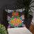 Papua New Guinea Pillow - Coat Of Arms With Tropical Flowers - Polynesian Pride