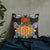 Papua New Guinea Pillow - Coat Of Arms With Tropical Flowers - Polynesian Pride