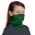 Polynesian Maori Mask Green Unisex Neck Gaiter - Polynesian Pride