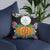 Palau Pillow - Coat Of Arms With Tropical Flowers - Polynesian Pride