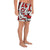 Polynesian Maori Ethnic Ornament Red Men's Athletic Long Shorts - Polynesian Pride