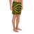 Polynesian Tatau Yellow Men's Athletic Long Shorts - Polynesian Pride